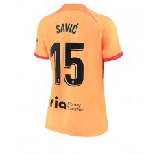 Atletico Madrid Stefan Savic #15 Tredje Tröja Dam 2022-23 Korta ärmar